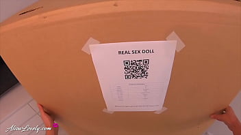 Unboxing and Fucking a Real Live Sex Doll for Valentine's Day POV